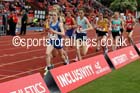 Inter girls 3000 metres, English Schools Track and Field. Photo: David T. Hewitson/Sports for All Pics